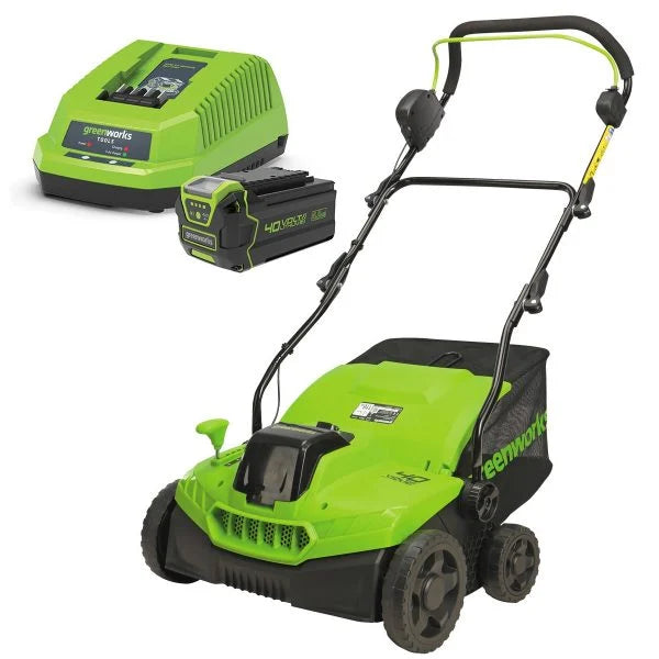 Greenworks 40V Dethatcher/Scarifier 4Ah Kit