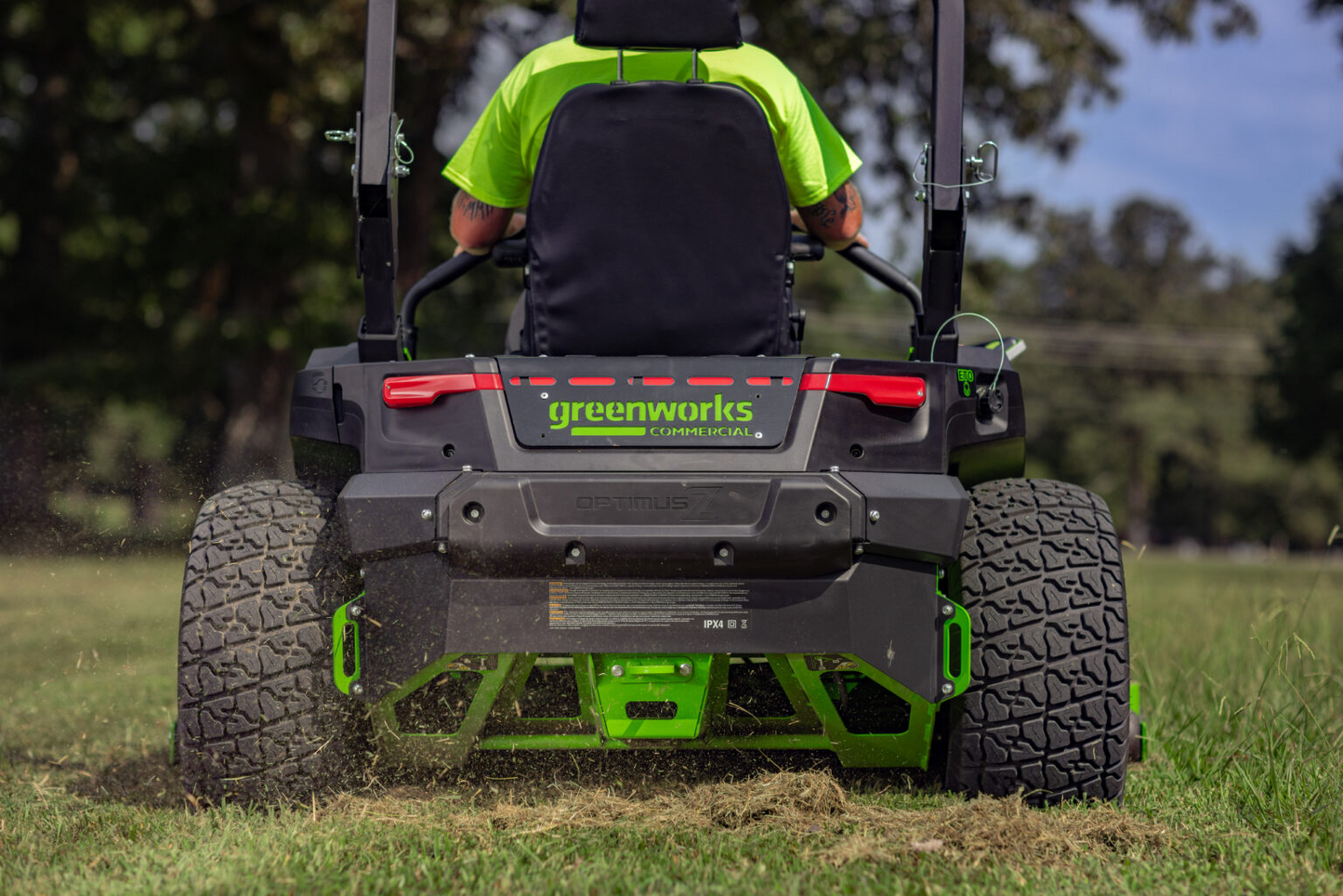 Greenworks 72” OptimusZ Zero Turn Mower Rear Discharge 36kWh