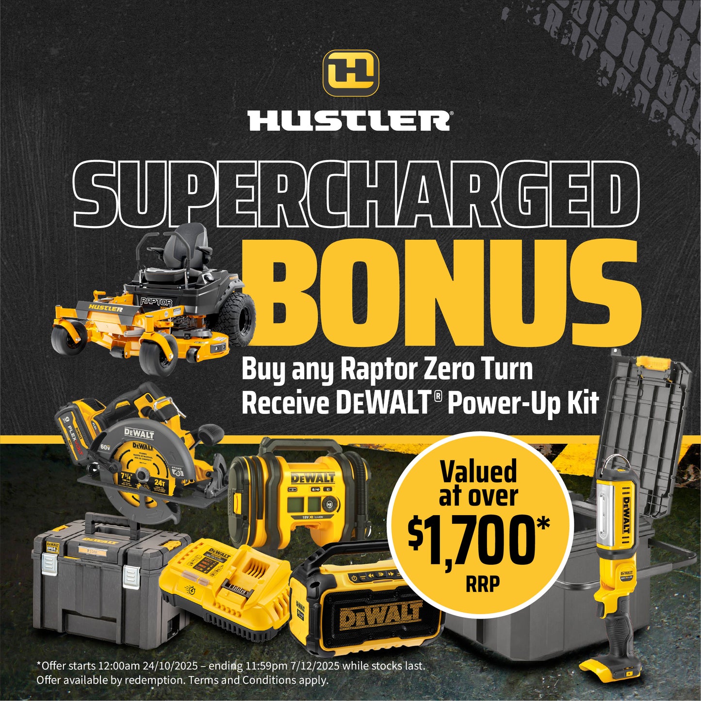 Hustler Raptor XD 54 Zero Turn Mower