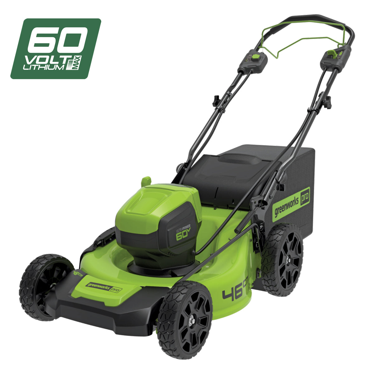 Greenworks 60V Pro Brushless Self-Propelled Lawnmower (46cm / 18″)