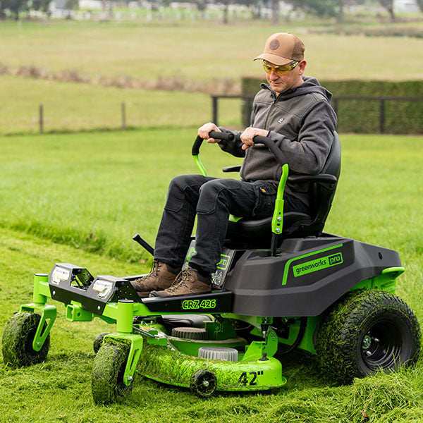 Greenworks 60V Pro 42” Zero Turn Lawnmower + Free E-Bike