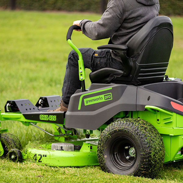 Greenworks 60V Pro 42” Zero Turn Lawnmower + Free E-Bike