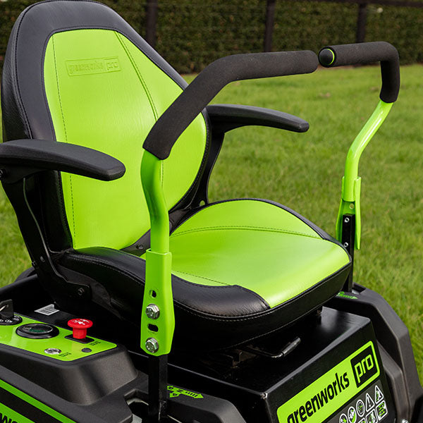 Greenworks 60V Pro 42” Zero Turn Lawnmower + Free E-Bike