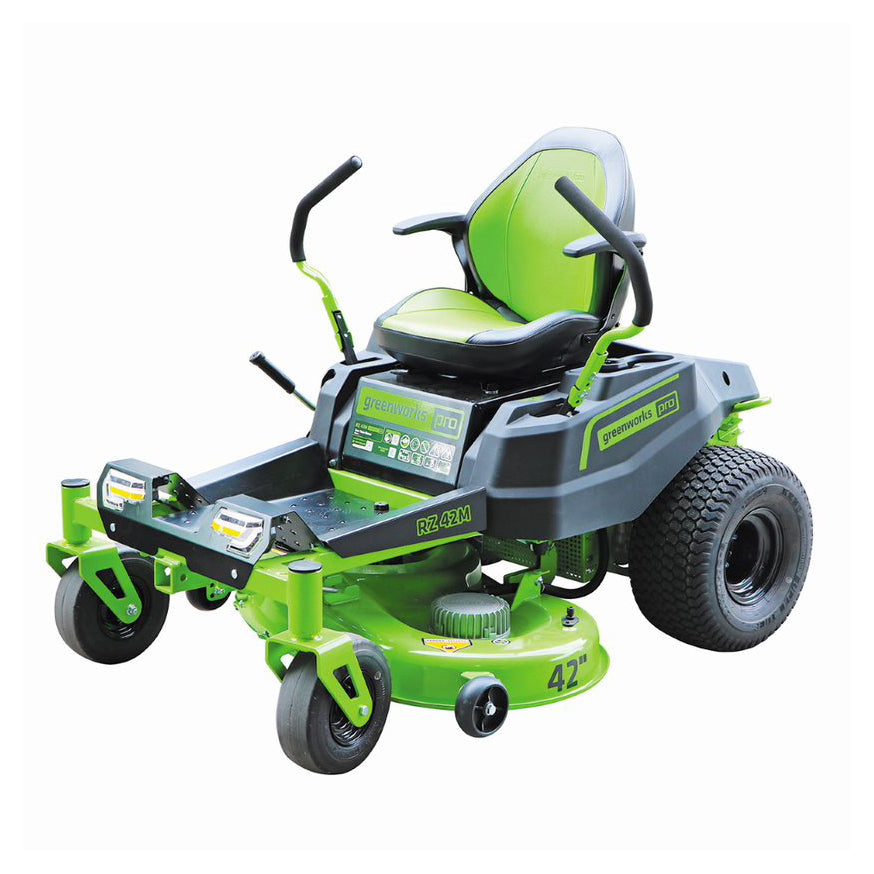 Greenworks 60V Pro 42” Zero Turn Lawnmower + Free E-Bike