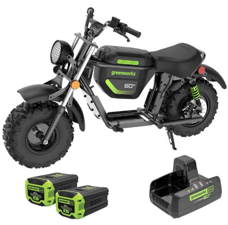 Greenworks 60V Stealth Series Off-Road Mini Bike Kit
