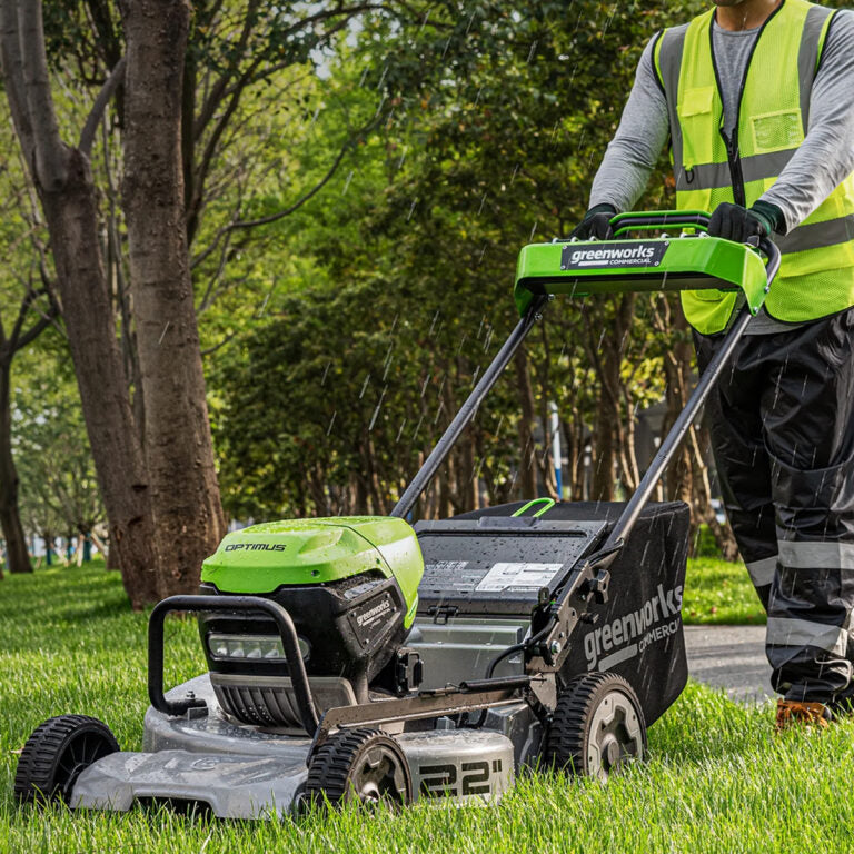 Greenworks 22” Alloy Base Self Propelled Mower Bundle Kit