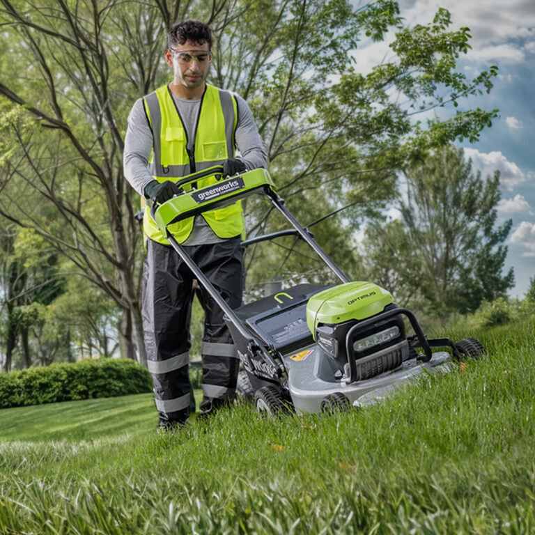 Greenworks 22” Alloy Base Self Propelled Mower Bundle Kit