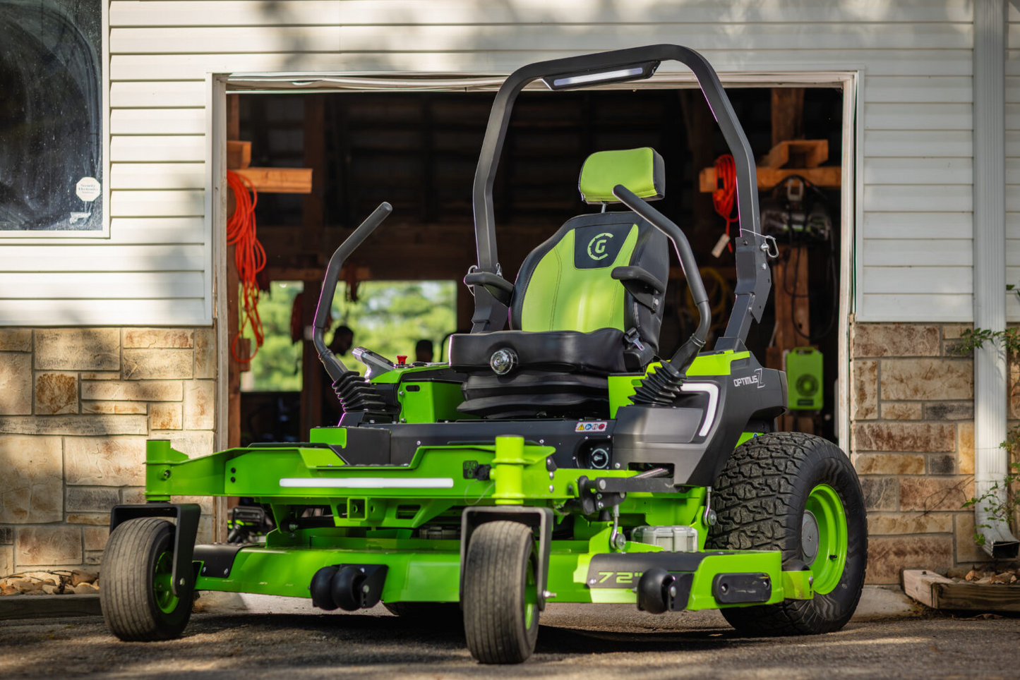 Greenworks 72” OptimusZ Zero Turn Mower Rear Discharge 36kWh
