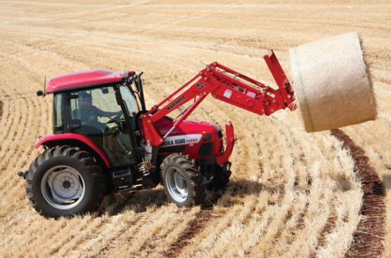 Mahindra 6110 4WD Series Tractor - With Loader, 4 in 1 Bucket & 3rd Function Kit