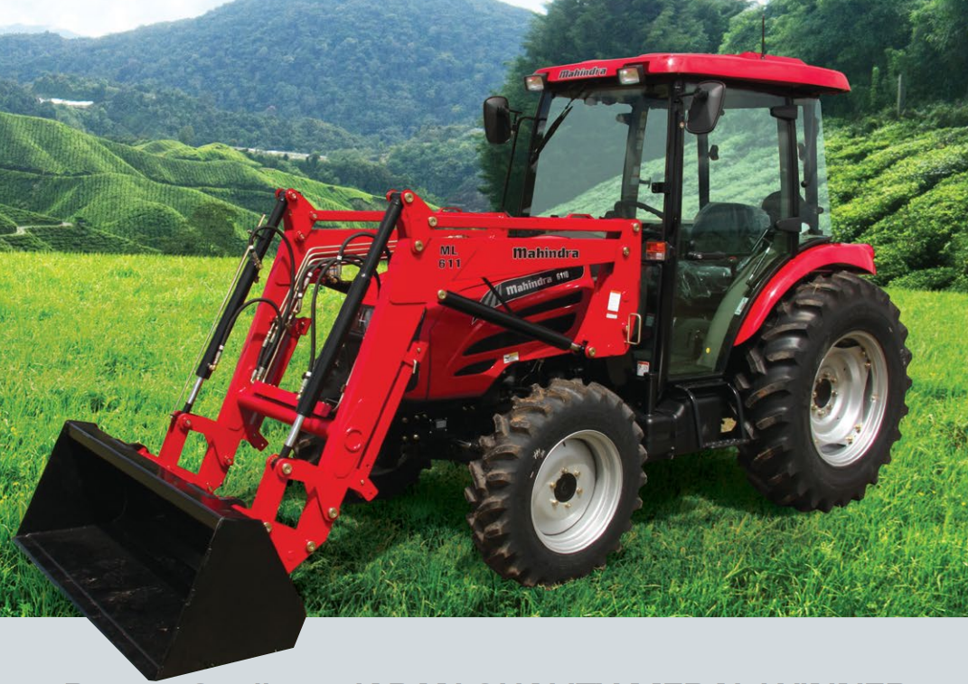 Mahindra 6110 4WD Series Tractor - With Loader, 4 in 1 Bucket & 3rd Function Kit